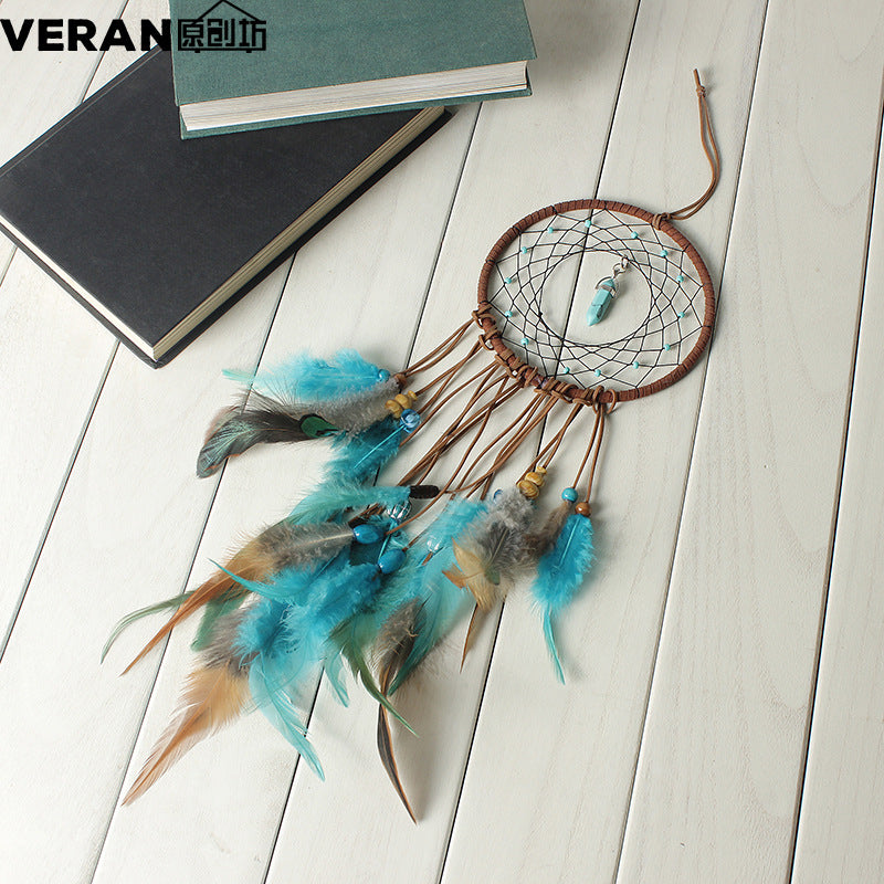 New DIY Dream Catcher Material Bag Car Dreamcatcher Crafts Ornaments Valentine's Day Gift Pendant XR072