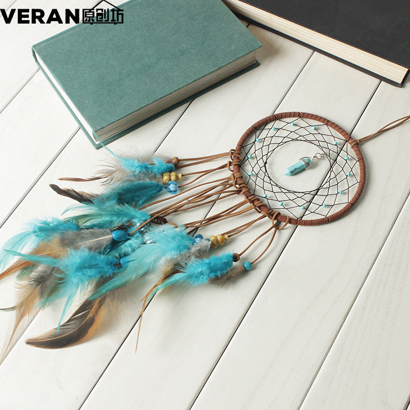 New DIY Dream Catcher Material Bag Car Dreamcatcher Crafts Ornaments Valentine's Day Gift Pendant XR072