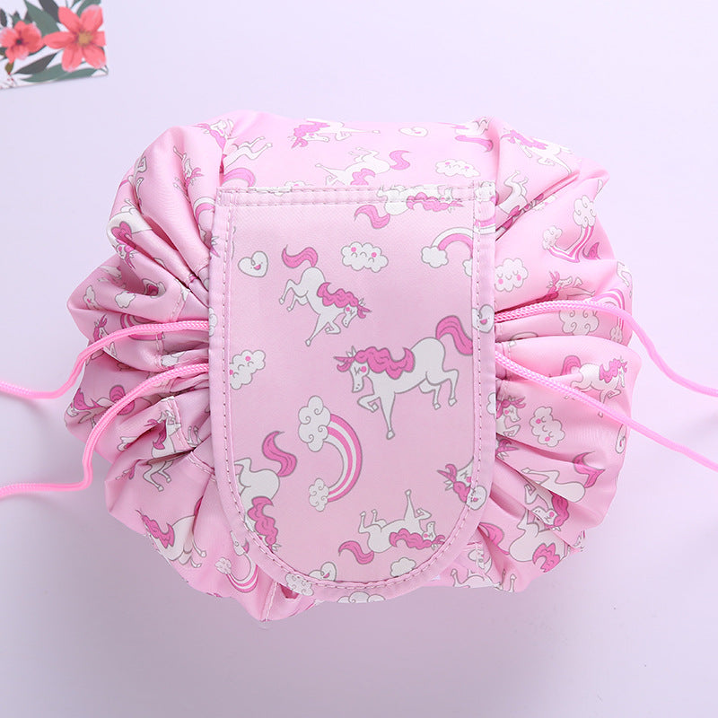 The third generation of Korean lazy cosmetic bag 16 color flower type Korea VELY lazy toiletries storage bag