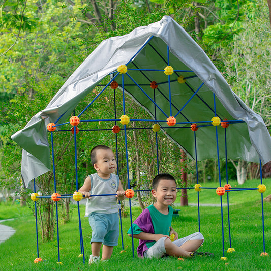 Castle building building blocks indoor outdoor tent ball kindergarten children's toys DIY STEAMFORT